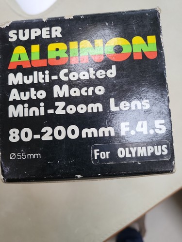 SUPER ALBINON Multi-Coated Auto Macro Mini-Zoom 80 - 200MM f4.5 Lens OM Mount - Picture 7 of 7