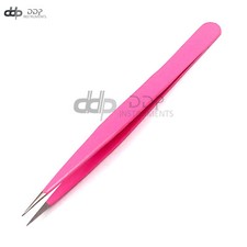 Hair Sharp Tweezers For Facial Hair, Ingrown,Nose Hair Removal Pointy Pink 