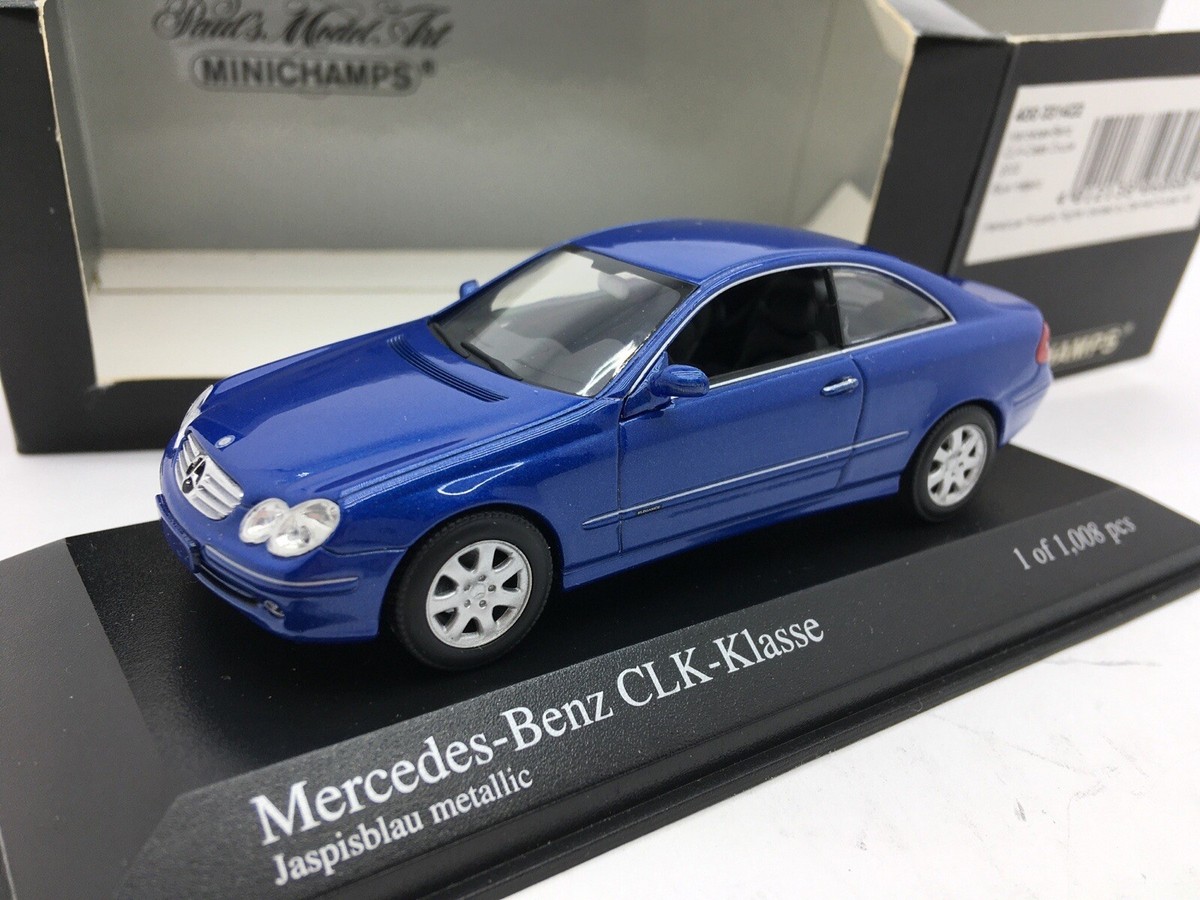 🇺🇦 1:43 Mercedes CLK W209 C209 209 CLK240 2002 Blue 1/43