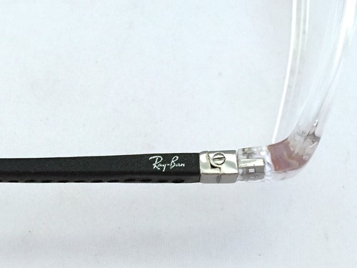 New Authentic Ray Ban RB 5132-Q 2161 Clear/Black 53mm Eyeglasses Frames RX - Picture 8 of 11