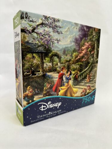 Disney Thomas Kinkade Jigsaw Puzzle 750 Pc "Snow White Dancing in the Sunlight" - Picture 1 of 8