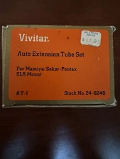 Vivitar Auto Extension Tube Set with Manual