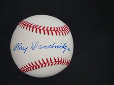 RAY DANDRIDGE SIGNED OFFICIAL AMERICAN LEAGUE BASEBALL JSA COA NEGRO LEAGUER HOF