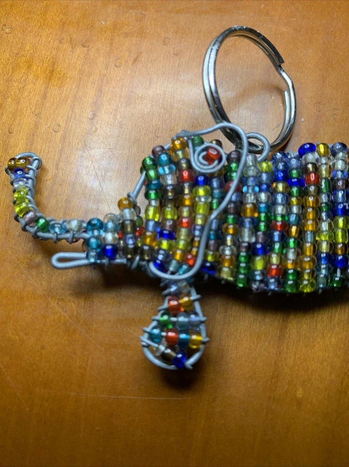 Домашний многоцветный бисер слон брелок рюкзак подвески - Изображение 3 из 4