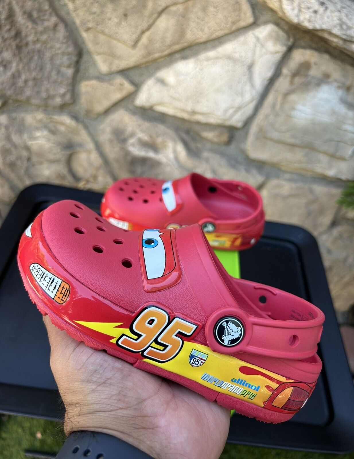 Crocs Classic Clog Cars Lightning Mcqueen Limited Edition- Rare! Size M7/W9