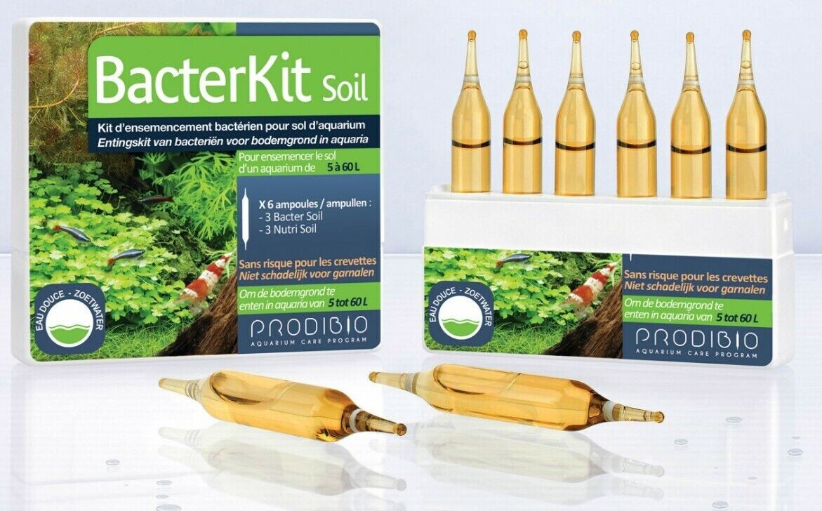 PRODIBIO BACTERKIT SOIL SEMINA BATTERICA PER ILTERRENO DELL' ACQUARIO 6 FIALE