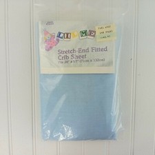 Vintage Lil Me Crib Sheet Blue Fitted USA NIP