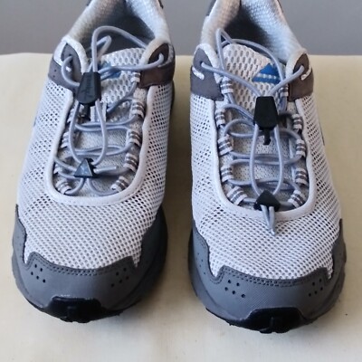Montrail Hiking Shoes Grey Outdoor Sneakers Men\'s 9 Montrail FLOW Hiking Shoes Mens Size 9 Low Top Leather Gray  main image 2
