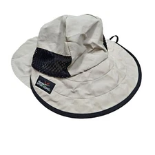 Sunday Afternoons Sun Hat With Ventilation & Adjustable Strap Beige & Black sz M