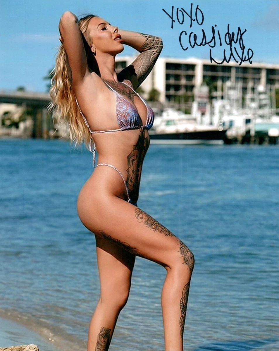 Cassidy Luxe Super Hot Signed 8x10 Photo Porn Star Adult Model COA Proof 28  | eBay