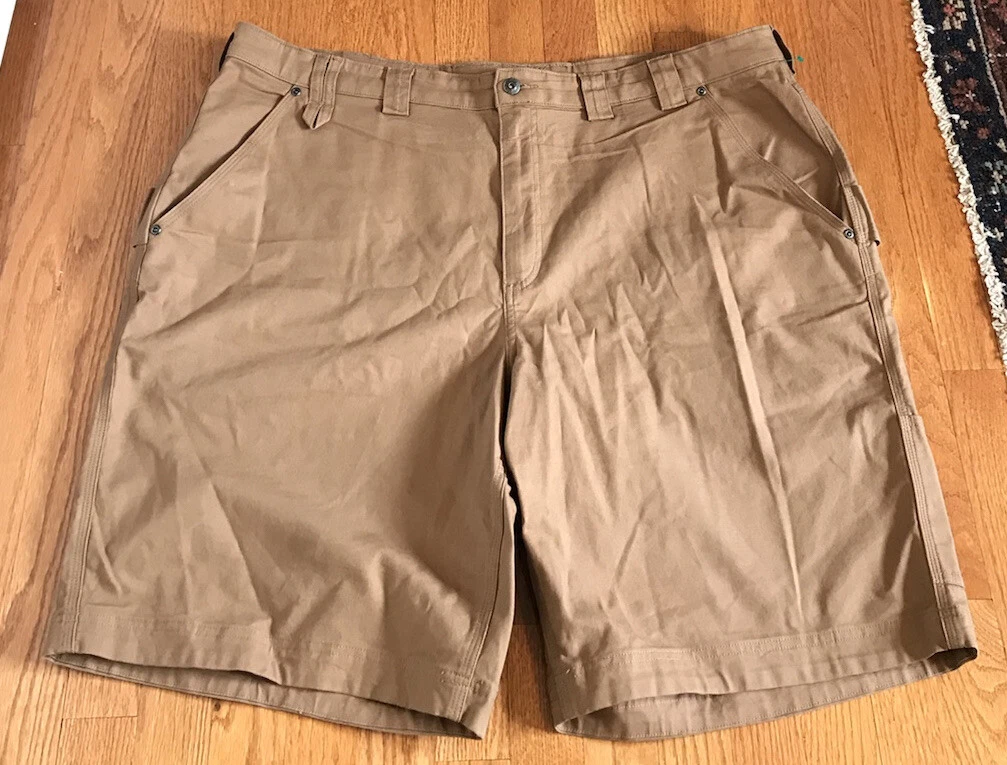 Duluth 40 x 11" Khaki DuluthFlex Fire Hose Carpenter 71718B Cargo Shorts