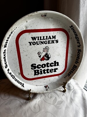 Vintage William Youngers Scotch Bitter Advertising Tray(gg)