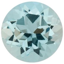 Natural Aquamarine Round Loose Gemstone AAA 2mm-8mm