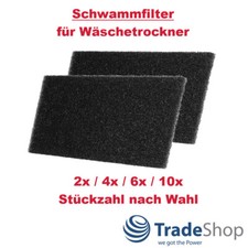 2x bis 10x Schaumstofffilter HX für Bauknecht / Whirlpool Trockner 481010354757