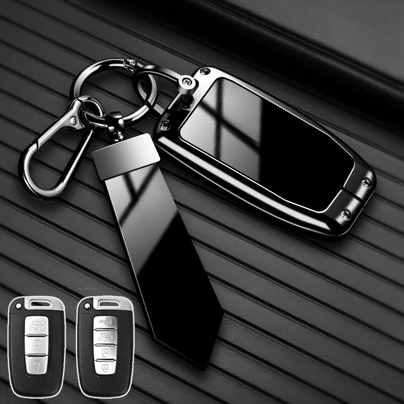 Zinc Alloy TPU Car Fob Key Case Cover For Hyundai Equus Elantra Veloster Sonata - Image 4 of 4