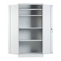 Aktenschrank BüRoschrank Stahlschrank Metallschrank FlüGeltüRenschrank Weiß Neu