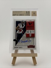 2018 Contenders Ticket Rookie Ticket Vyncint Smith #331 Rookie Auto RC BGS 9.5🔥