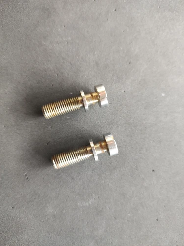 Vintage Gibson 1960s Les Paul JR Bridge Studs / Chrome