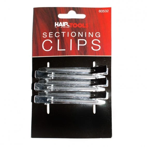 Hair Tools Silver Metal Sectioning Clips/clamps X6 SAMEDAY DISPATCH