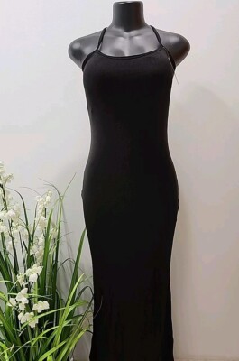 Nwt  Popilush Women s Long Black  Dress XXL