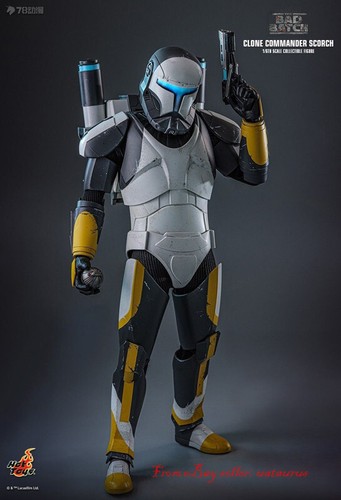 Perfect Hot Toys 1/6 Tms130 Star Wars Clone Commander Scorch In Stock New - Picture 3 of 12