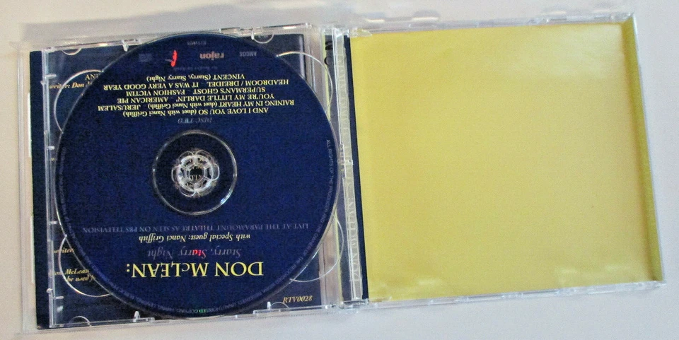 Starry, Starry Night, Don Mclean with Nanci Griffith - 2 CD - Image 3 of 4