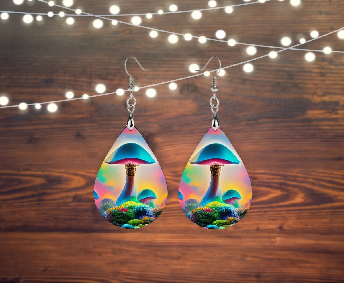 Mushroom 2024 drop earrings
