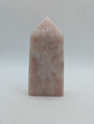 Natural Pink Opal Reiki Tower Point Obelisk Charka Crystal 71.2g 2.56in