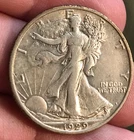 1929-s Walking Liberty Half dollar , XF