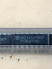 25pc Motorola  MC14527BCP  CMOS BCD Rate Multiplier  IC DIP-16P  **NOS