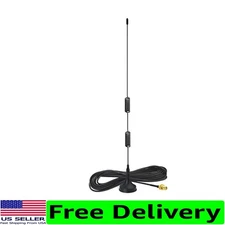 Dual Band VHF UHF 136-174MHz & 400-470MHz Ham Radio Antenna with Magnetic Base