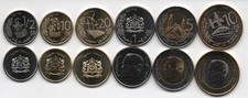 Morocco __ set 6 coins 10 20 Santimat 1/2 1 5 10 Dihrams 2023 UNC Lemberg-Zp