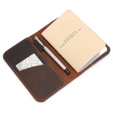 , Leather Journal Cover for Field Notes, Notebook Cover for Cahier, Wallet Ca...