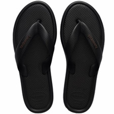 Havaianas Puffed Up Black Flip Flop Women sizes 35/36-41/42