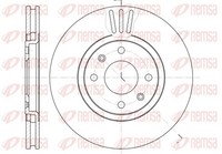 2X Remsa Bremsscheibe 6486.10 FüR Peugeot 8B CitroËN 8C 8E Xantia 406 283Mm 16V