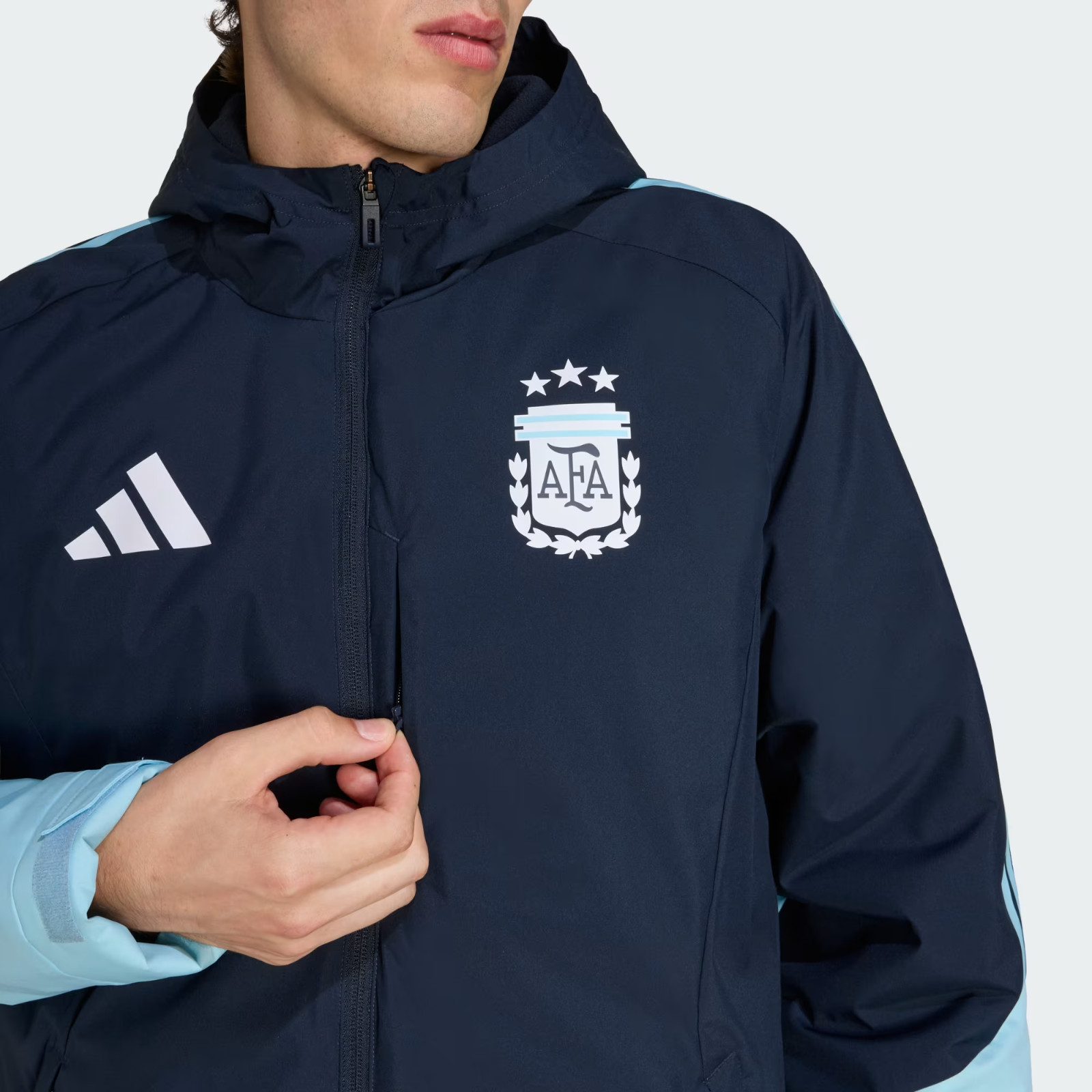 Argentina National Team Tiro Stadium Parka Jacket 26  - ADIDAS  JY7039 - image 4