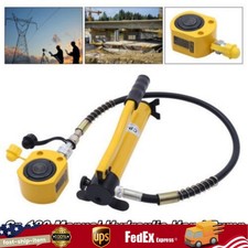 Car Floor Hydraulic Jack Low Profile 20 Ton Lift Heavy Lifting Steel Hand Pump