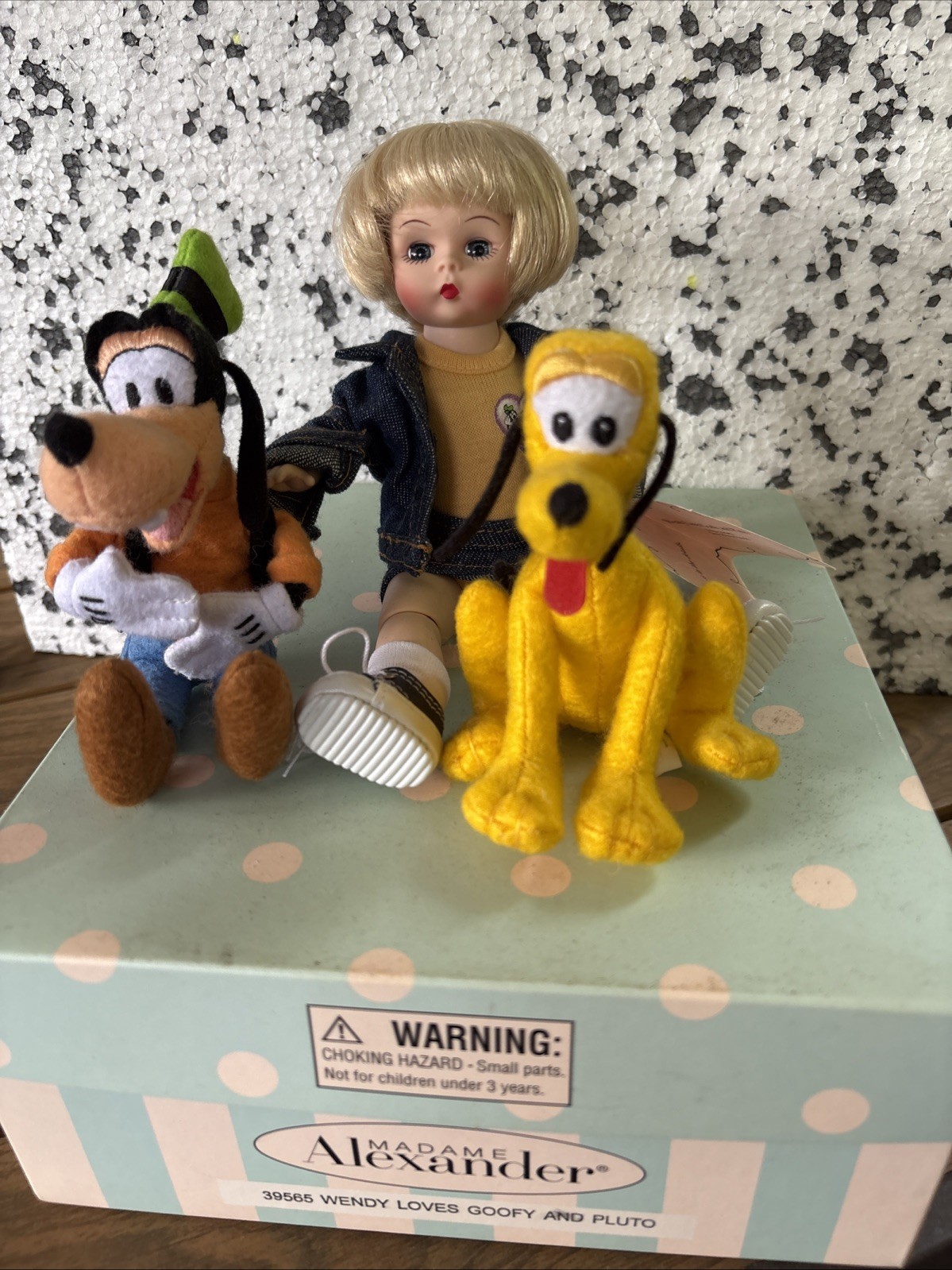 Madame Alexander Wendy Loves Goofy and Pluto Doll