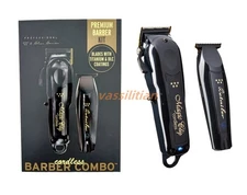 New Wahl Cordless Barber Combo Clipper/Detailer Trimmer - Black US (3025397)