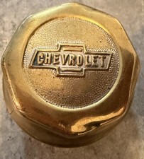 Vintage Chevrolet Threaded Wheel Hub Grease Cap Brass Free Shipping Vintage Chevrolet Threaded Wheel Hub Grease Cap Brass Free Shipping