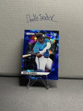 2025 Panini Prizm - Agustin Ramirez, Agustin Ramirez #34 Blue Ice Prizm (RC)