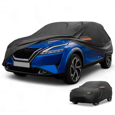 Car Cover Waterproof All Weather for Nissan Qashqai Black Aluminum Film