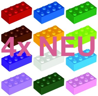 4x NEU LEGO  3001 Basis Stein, Basic Brick 2x4 Classic, verschiedene Farben #40