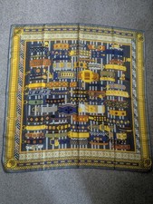 Hermes 100% silk Carré "Colliers de Chiens " with box Excellent Condition 