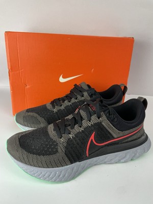 Men Nike React Infinity Run FK 2 Ridger Rock/Chile Red Black CT2357 200 Sz 10