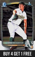 Grant Richardson 2025 Bowman Draft Chrome #BDC-171 Athletics