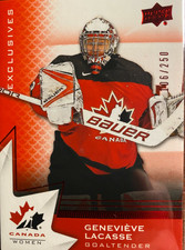 GENEVIEVE LACASSE #46 - 2020 TEAM CANADA WOMEN'S.. RED EXCLUSIVE... 106/250