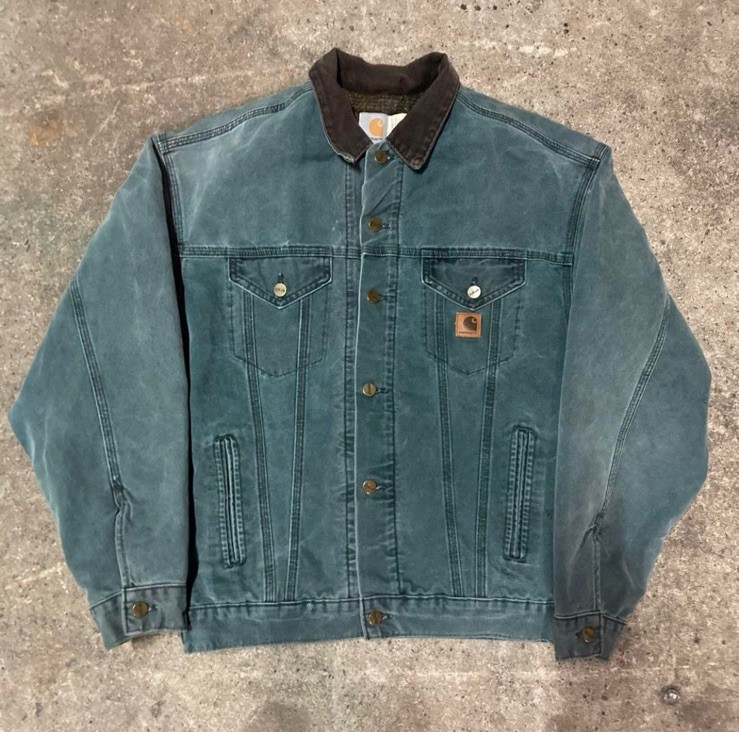 カーハート made in US Mサイズ 希少 CARHARTT Trucker Jacket Made in USA Size M Vintage Japan | eBay