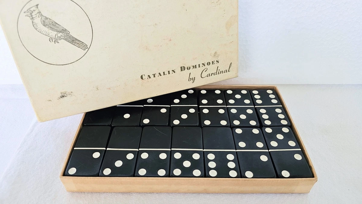 25+ Cardinal Dominoes Vintage Manufacture Board & Traditional