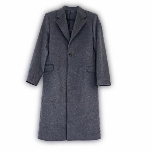 NWOT Mens Cashmere Blend Overcoat XS Dark Gray Coat Calvin Klein Studio Topcoat - product listing photo